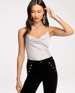 Online Ramy Brook Abigail Cowl Neck Tank Top