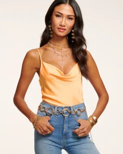 Online Ramy Brook Abigail Cowl Neck Tank Top