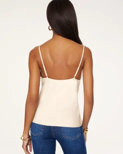 Online Ramy Brook Abigail Cowl Neck Tank Top