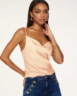 Online Ramy Brook Abigail Cowl Neck Tank Top