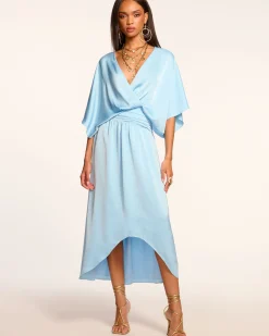 Discount Ramy Brook Adiel Wrap Midi Dress