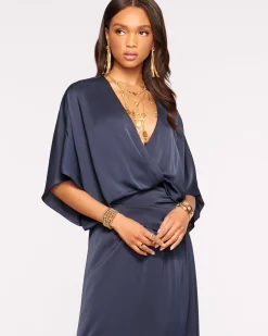 Discount Ramy Brook Adiel Wrap Midi Dress