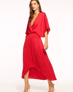 Discount Ramy Brook Adiel Wrap Midi Dress