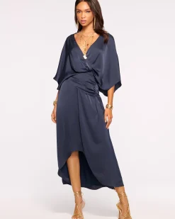 Discount Ramy Brook Adiel Wrap Midi Dress