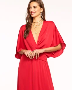 Discount Ramy Brook Adiel Wrap Midi Dress