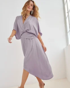 Discount Ramy Brook Adiel Wrap Midi Dress