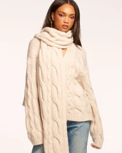 Fashion Ramy Brook Agnes Convertible Cardigan Sweater Oatmeal