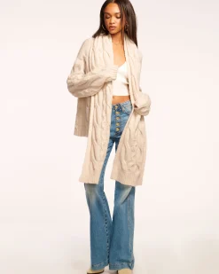 Fashion Ramy Brook Agnes Convertible Cardigan Sweater Oatmeal