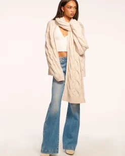 Fashion Ramy Brook Agnes Convertible Cardigan Sweater Oatmeal