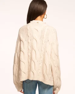 Fashion Ramy Brook Agnes Convertible Cardigan Sweater Oatmeal