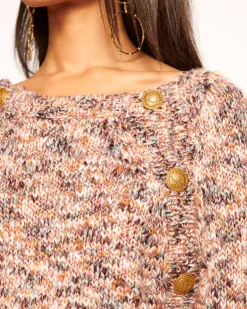 Fashion Ramy Brook Alden Long Sleeve Sweater Neutralcombo