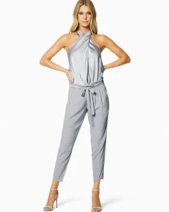 Hot Ramy Brook Allyn Silk Paperbag Waist Pant