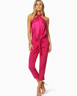 Hot Ramy Brook Allyn Silk Paperbag Waist Pant