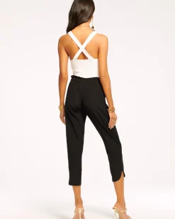 Hot Ramy Brook Allyn Silk Paperbag Waist Pant