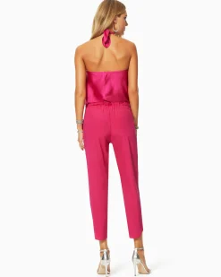 Hot Ramy Brook Allyn Silk Paperbag Waist Pant