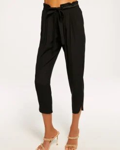 Hot Ramy Brook Allyn Silk Paperbag Waist Pant