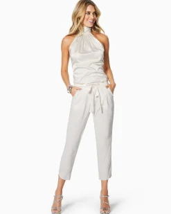 Hot Ramy Brook Allyn Silk Paperbag Waist Pant