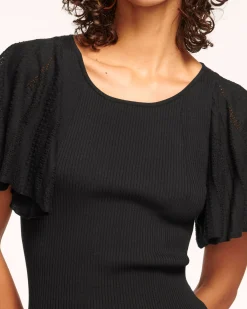 Hot Ramy Brook Amiel Flutter Sleeve Sweater