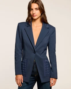 Discount Ramy Brook Andrenetta Cotton Blazer