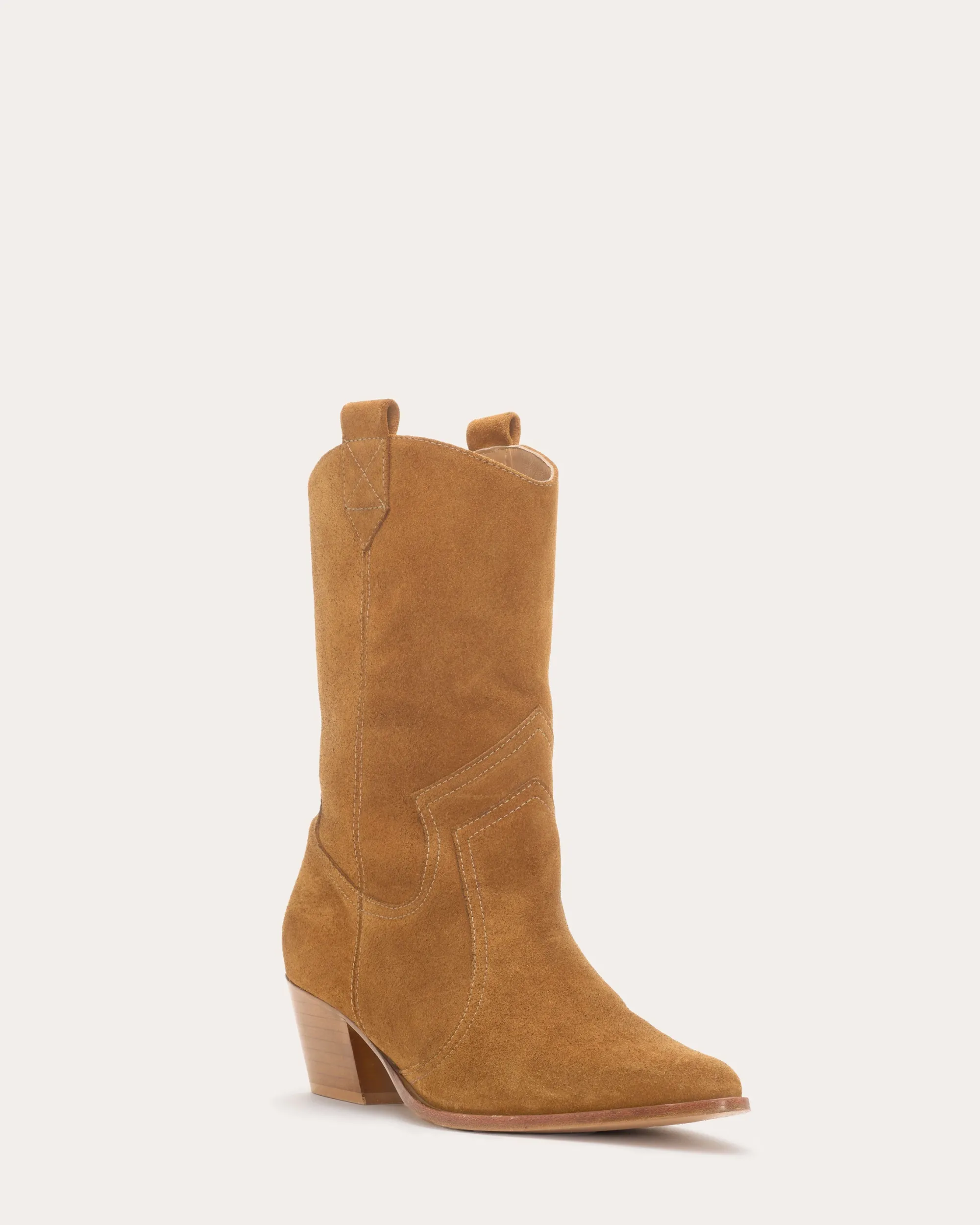 Outlet Ramy Brook Austin Suede Western Boots Saddlesuede