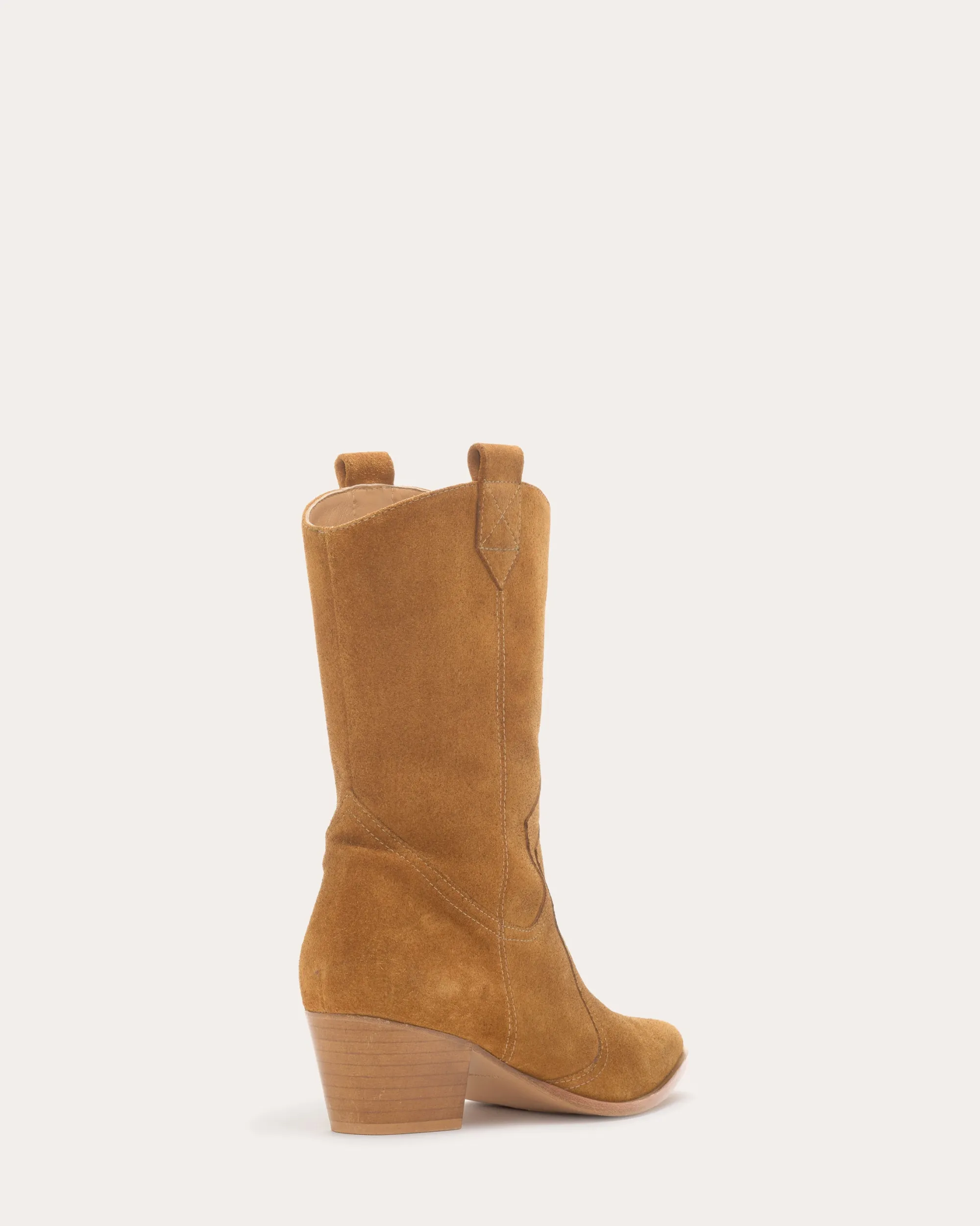 Outlet Ramy Brook Austin Suede Western Boots Saddlesuede