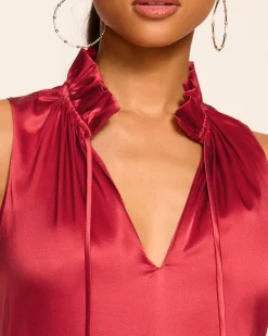 Hot Ramy Brook Ayana Silk Tank Top