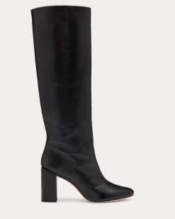 Discount Ramy Brook Bo Leather Heeled Boots Black