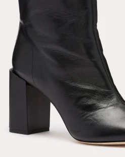 Discount Ramy Brook Bo Leather Heeled Boots Black