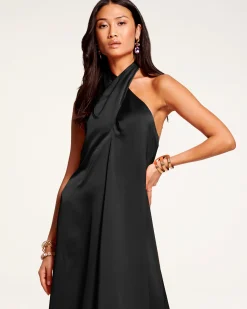 Online Ramy Brook Carey Halter Gown Black