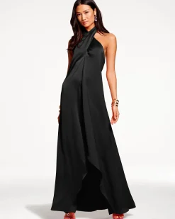 Online Ramy Brook Carey Halter Gown Black