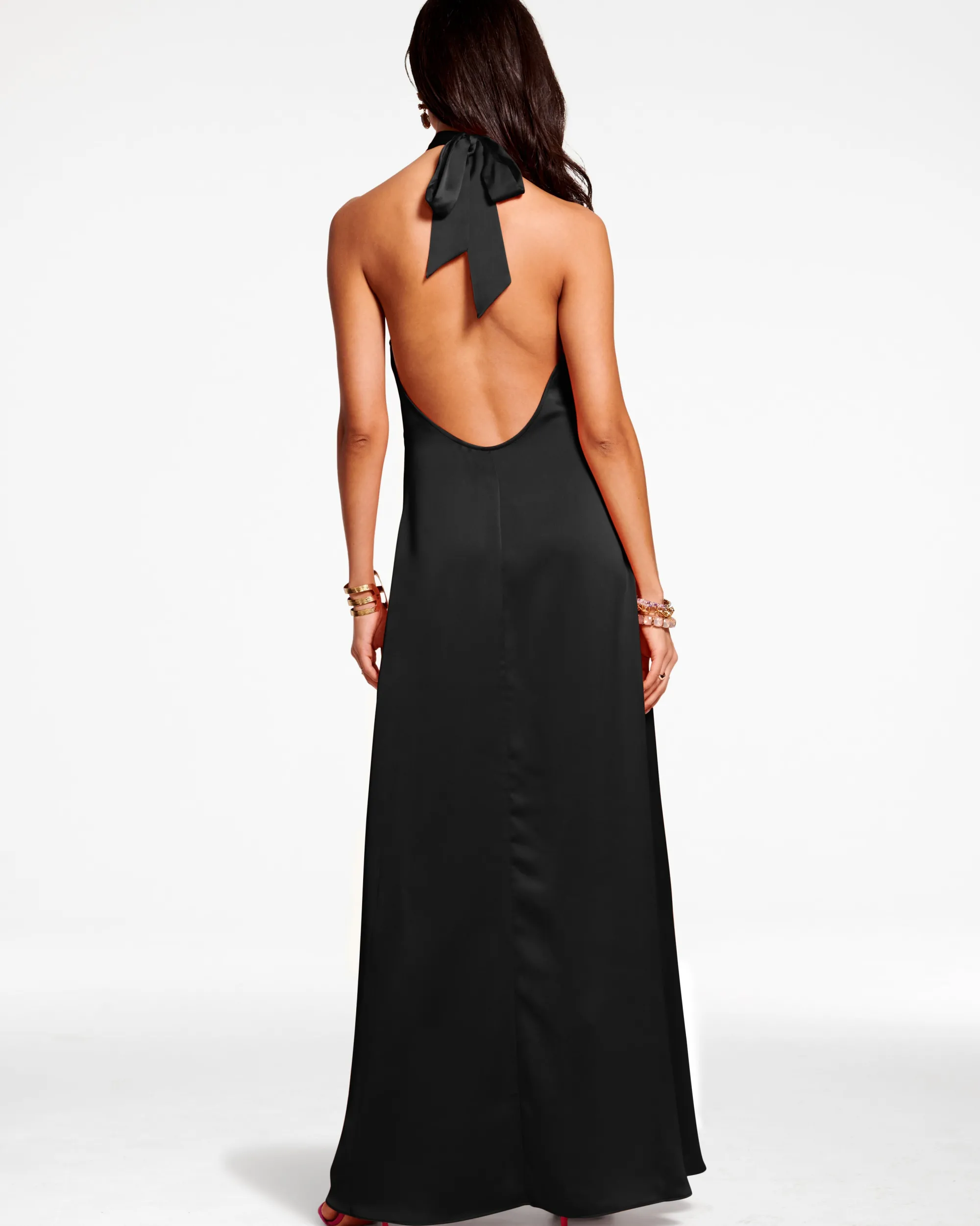 Online Ramy Brook Carey Halter Gown Black
