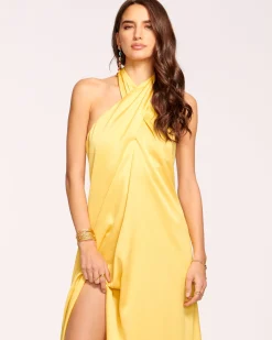 Online Ramy Brook Carey Halter Gown Black