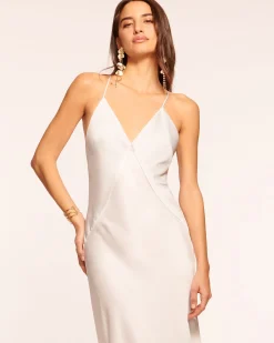 Discount Ramy Brook Caspe V-Neck Gown Black
