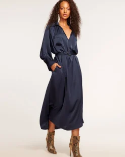 Clearance Ramy Brook Cecilia Belted Midi Dress