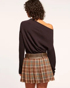 Discount Ramy Brook Chance Wool Off-The-Shoulder Sweater