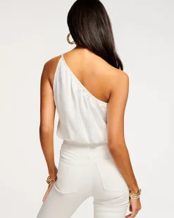 Fashion Ramy Brook Cheryl One-Shoulder Crop Top