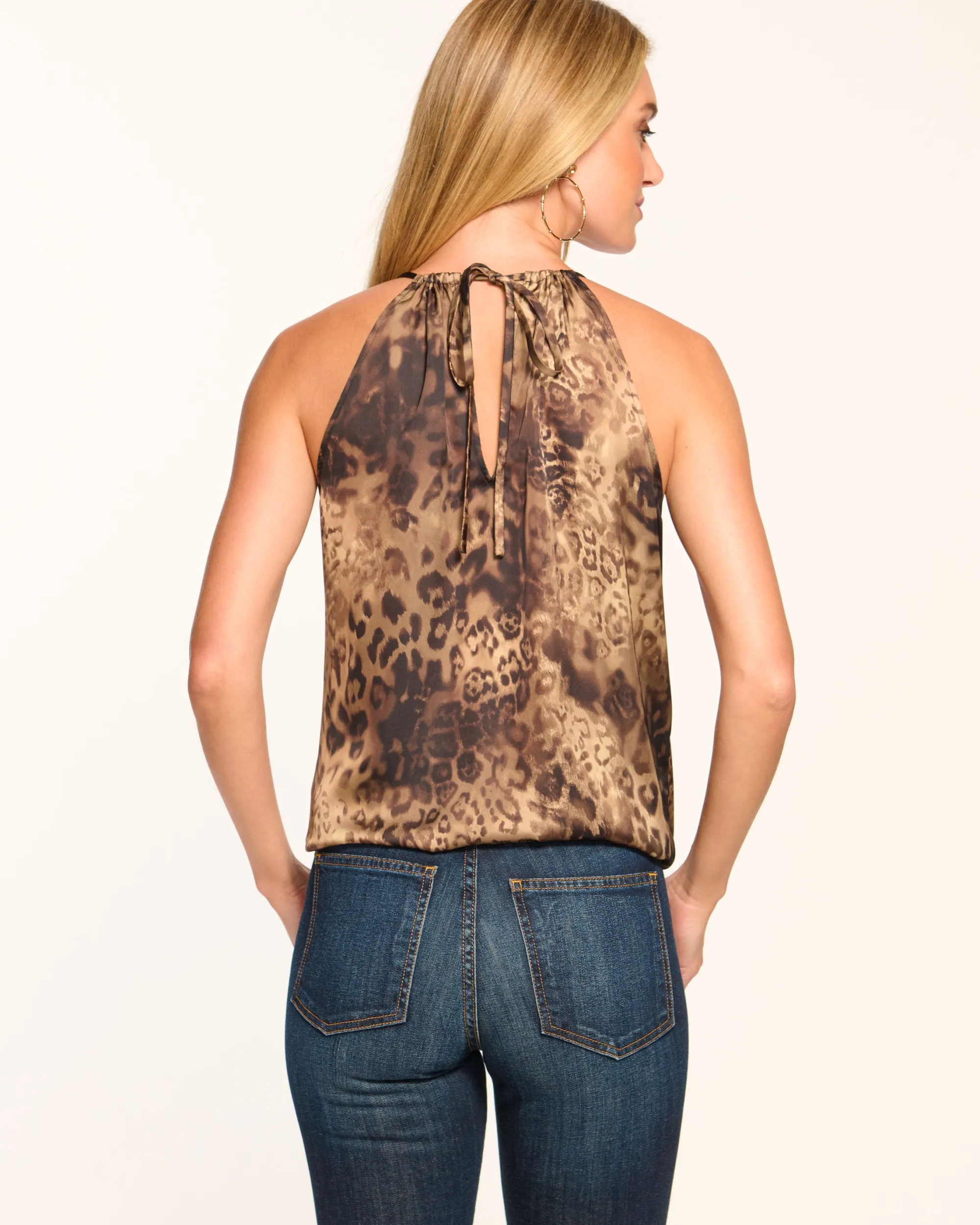 Best Ramy Brook Cintia Chainmail Tank Top Leopardchainmail