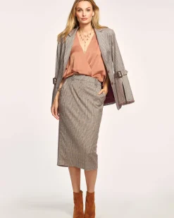 Sale Ramy Brook Clarissa Midi Skirt Pinotphoenix