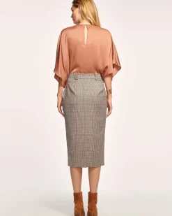 Sale Ramy Brook Clarissa Midi Skirt Pinotphoenix