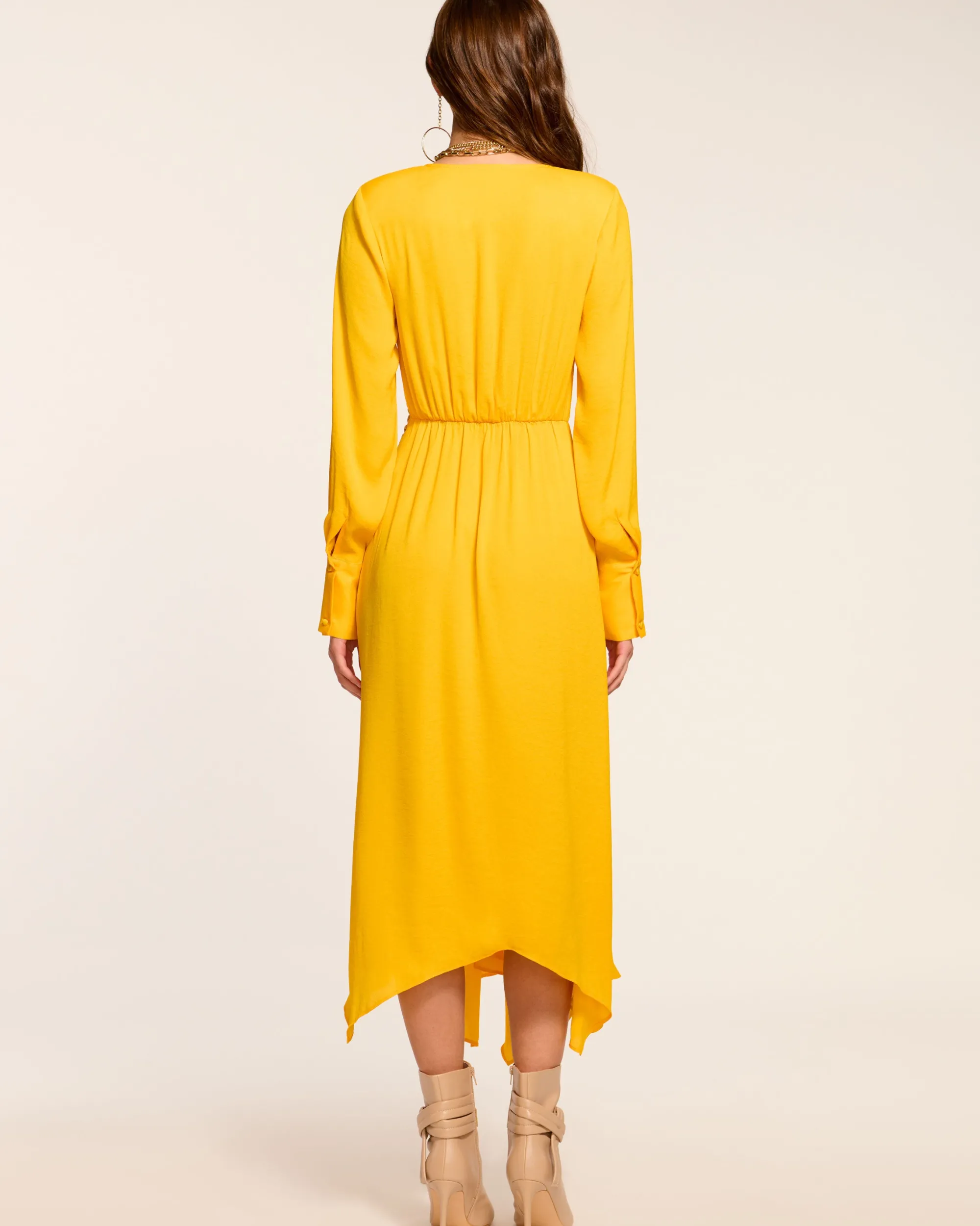 New Ramy Brook Colorblock Tatia Long Sleeve Midi Dress Daisycolorblock