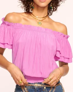 Sale Ramy Brook Cressida Off-The-Shoulder Top