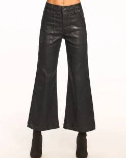 Online Ramy Brook Cropped Metallic Clifford Jean Blackmetallic