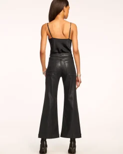 Online Ramy Brook Cropped Metallic Clifford Jean Blackmetallic