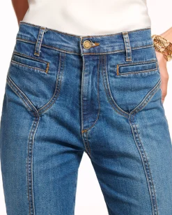 Best Ramy Brook Cropped Zayne High-Rise Skinny Jean Mediumwash