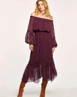 Best Ramy Brook Danna Off-The-Shoulder Midi Dress Pinotpython