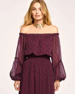 Best Ramy Brook Danna Off-The-Shoulder Midi Dress Pinotpython