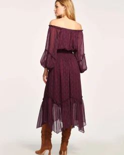 Best Ramy Brook Danna Off-The-Shoulder Midi Dress Pinotpython
