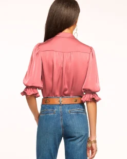 Best Ramy Brook Dina Button Down Bodysuit