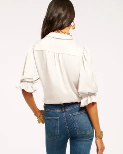 Best Ramy Brook Dina Button Down Bodysuit