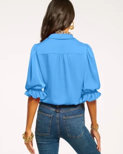Best Ramy Brook Dina Button Down Bodysuit